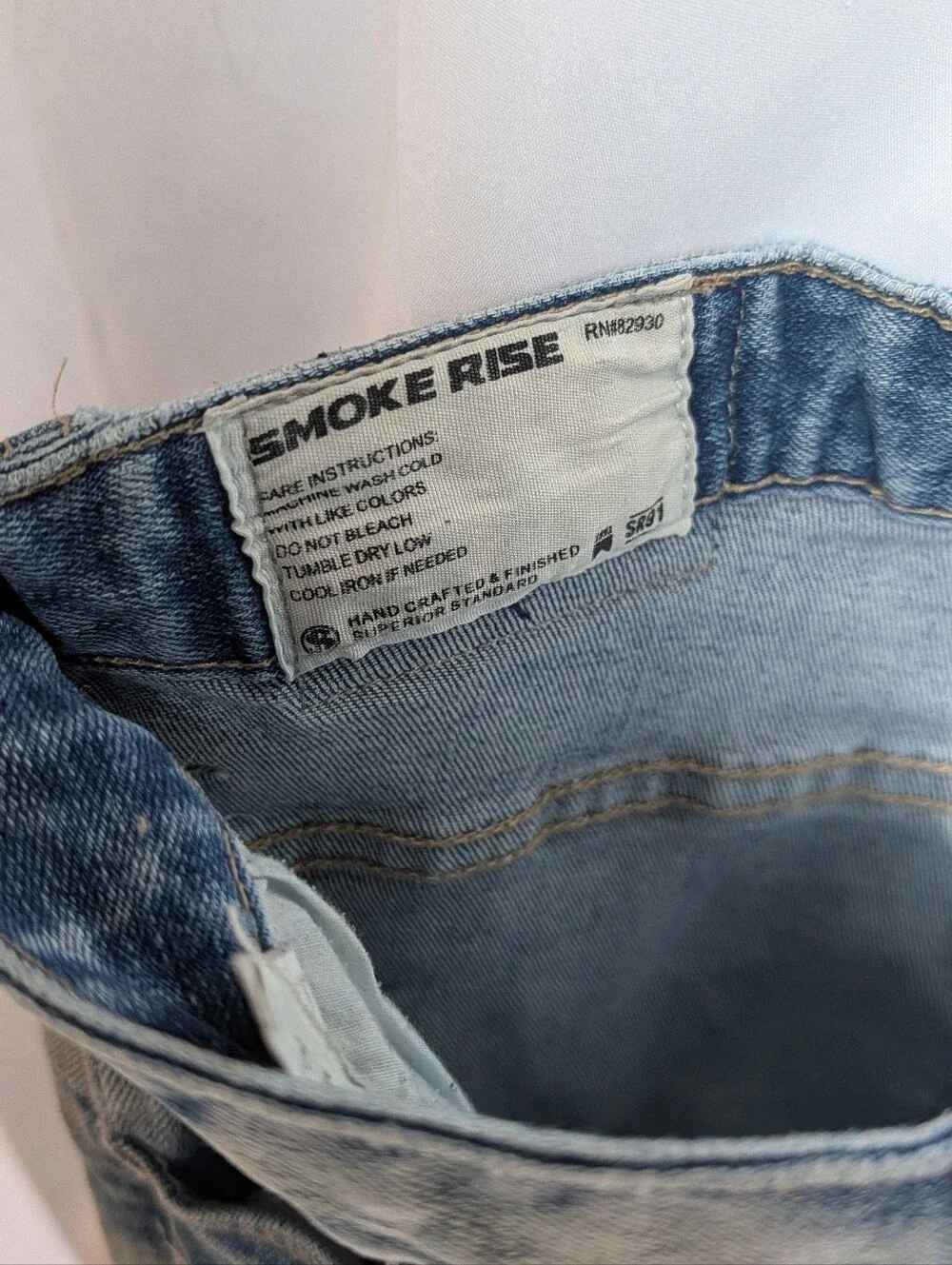 Men's Skinny Distressed Light Blue Ripped Jeans